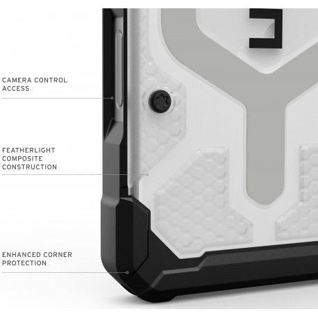 Чехол UAG для iPhone 17 Pro Pathfinder Clear MagSafe Ice/Silver (114551114333)