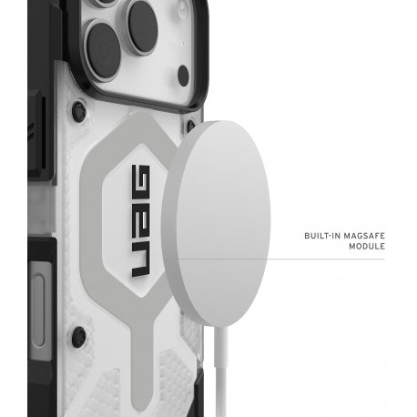 Чехол UAG для iPhone 17 Pro Pathfinder Clear MagSafe Ice/Silver (114551114333)