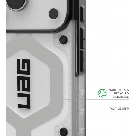 Чохол UAG для iPhone 17 Pro Pathfinder Clear MagSafe Ice/Silver (114551114333)