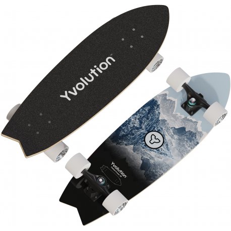 Скейтборд YVolution Dynamo Cruiser LED 76см Blue (YS52B2)