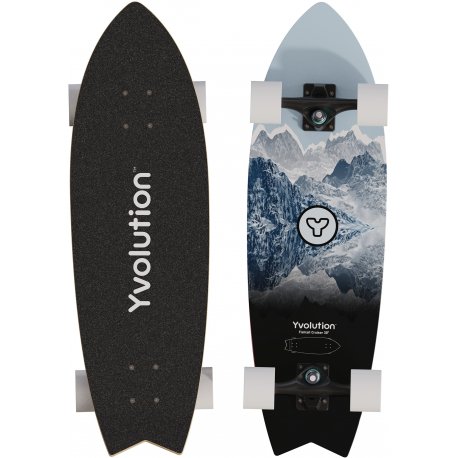 Скейтборд YVolution Dynamo Cruiser LED 76см Blue (YS52B2)