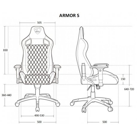 Ігрове крісло Cougar Armor S