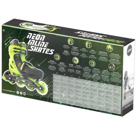 Роликовые коньки Neon Inline Skates размер 30-33 Green (NT07G4)