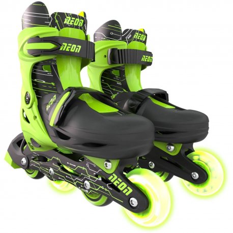 Роликовые коньки Neon Inline Skates размер 30-33 Green (NT07G4)