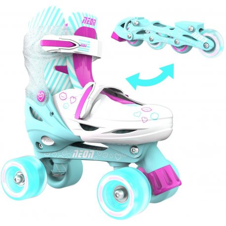 Роликовые коньки Neon Combo Skates размер 30-33 Turquoise (NT09T4)