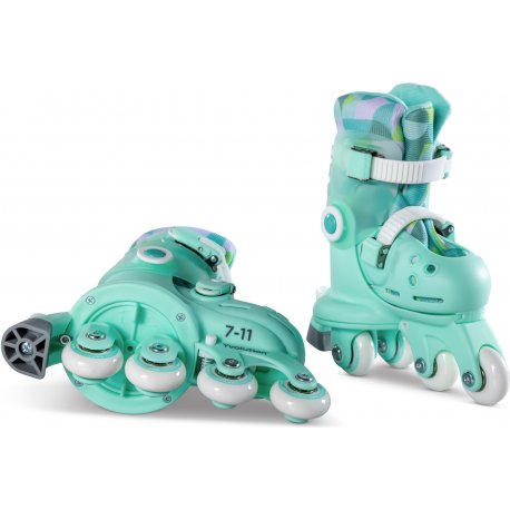 Роликовые коньки Yvolution Twista размер 30-34 Green (YC01T4)