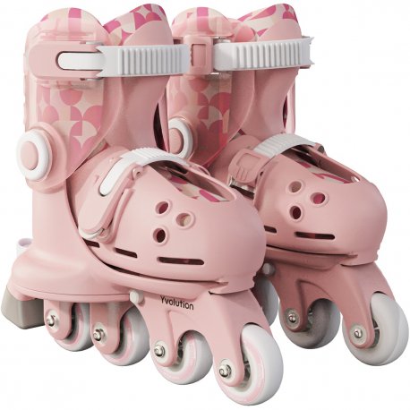 Роликові ковзани Yvolution Twista размер 30-34 Pink (YC01P4)