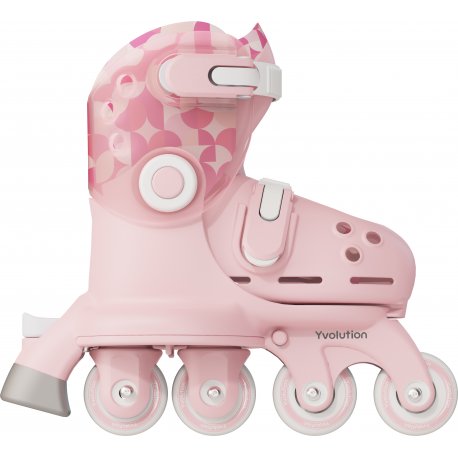 Роликові ковзани Yvolution Twista размер 30-34 Pink (YC01P4)