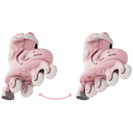 Роликові ковзани Yvolution Twista розмір 24- 28 Pink (YR25P4)