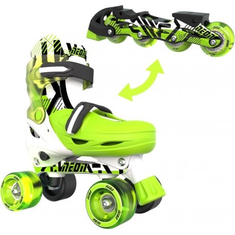 Роликові ковзани Neon Combo розмір 34-37 Green (NC47G4)