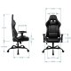 Ігрове крісло 1stPlayer S02 Black Ігрове крісло 1stPlayer S02 Black
