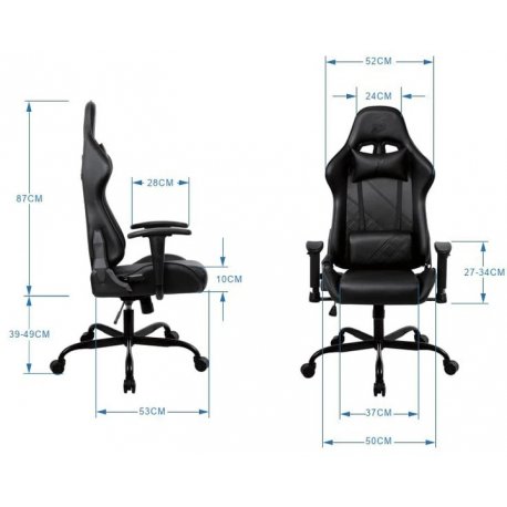 Ігрове крісло 1stPlayer S02 Black