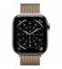 Apple Watch Series 11 42mm (GPS+Cellular) Gold Titanium Case with Gold Milanese Loop