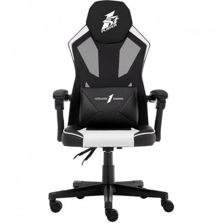 Игровое кресло 1stPlayer P01 Black White (P01-BKWH)