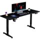 Компьютерный игровой стол 1stPlayer Black (MOTO-E-1675-18-BK)