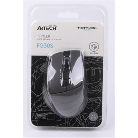 Беспроводная мышь A4Tech FG30S Grey/Black