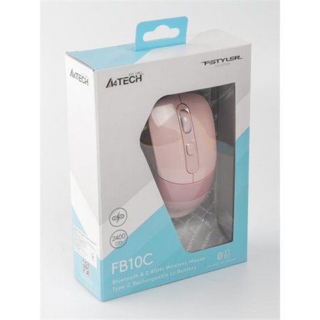 Бездротова миша A4Tech Fstyler FB10C Pink
