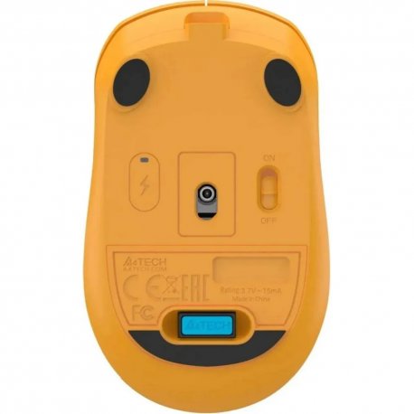 Бездротова миша A4Tech FG15CS Air2 Yellow