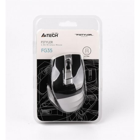 Беспроводная мышь A4Tech FG35 Grey USB