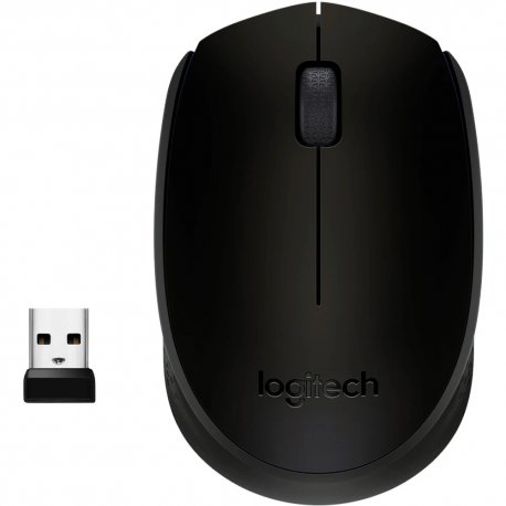 Беспроводная мышь Logitech M170 Grey/Black (910-004642)