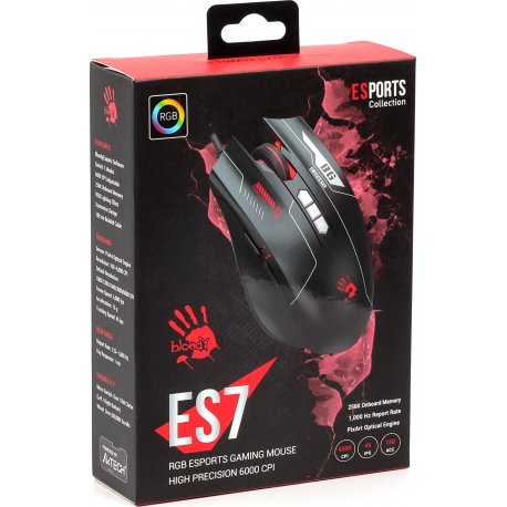 Миша A4Tech ES7 Bloody Esports Black
