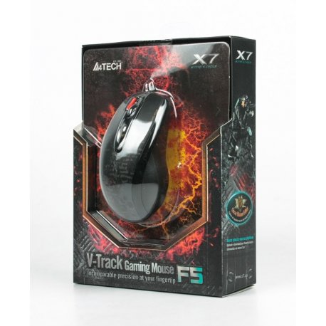 Мышь A4Tech F5 Black V-Track
