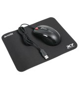 Миша A4Tech X-710BK Black USB + килимок A4Tech X7-200MP (X-7120)