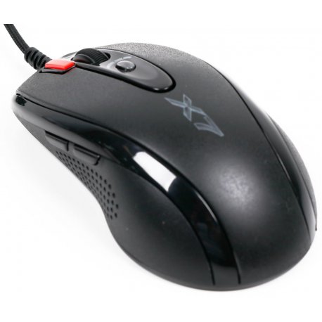 Миша A4Tech X-710BK Black USB + килимок A4Tech X7-200MP (X-7120)