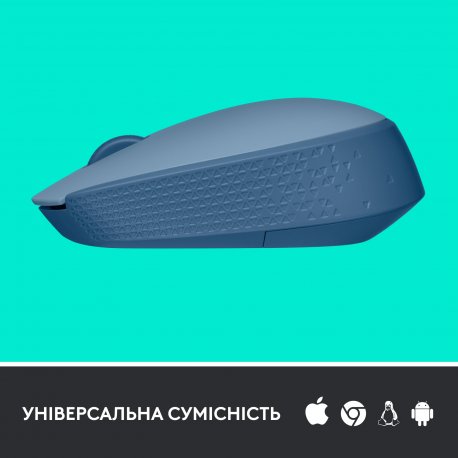 Бездротова миша Logitech M171 Blue/Gray (910-006866)