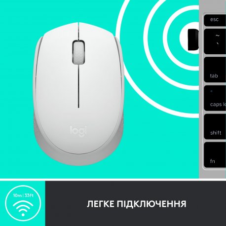Бездротова миша Logitech M171 White (910-006867)
