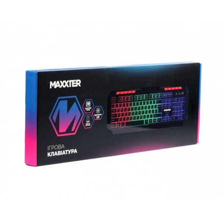 Клавиатура Maxxter KBG-UML-02B-UA Black