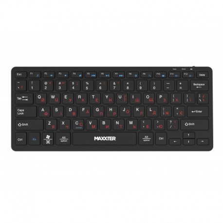 Бездротова клавіатура Maxxter KBW-C01B-UA Black