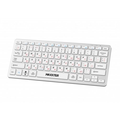 Бездротова клавіатура Maxxter KBW-C01S-UA Silver