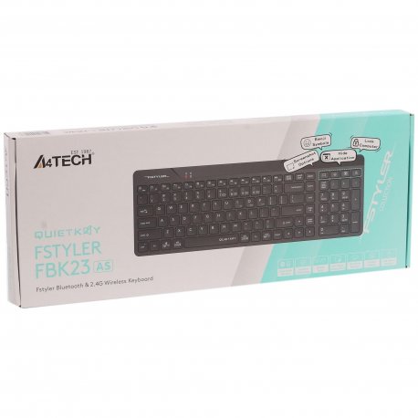Бездротова клавіатура A4Tech FBK23 AS Black