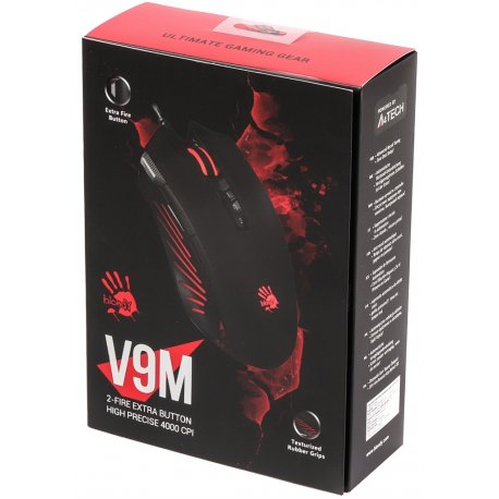 Миша A4Tech V9M Bloody Black Extra Fire Button