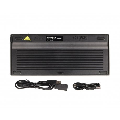 Безротова клавіатура A4Tech Fstyler FBX51C Grey