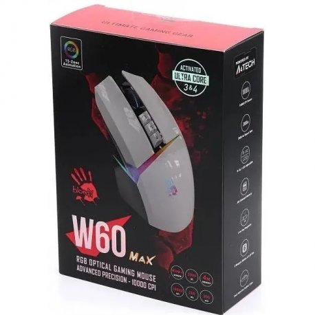 Мышь Bloody W60 Max Panda White