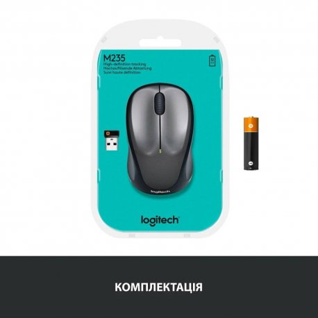 Мышь Logitech M235 Grey (910-002201)