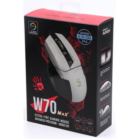 Мышь Bloody W70 Max Panda White