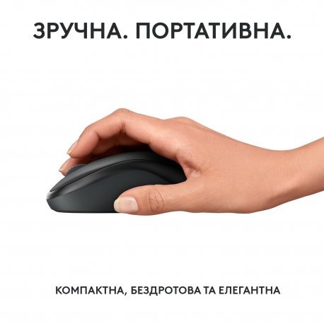 Беспроводная мышь Logitech M240 Silent Charcoal (910-007119)