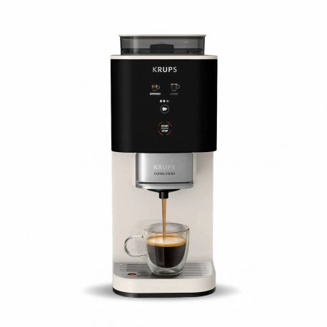 Кофемашина Krups Coffee Crush Black/Beige (SA4001E0)