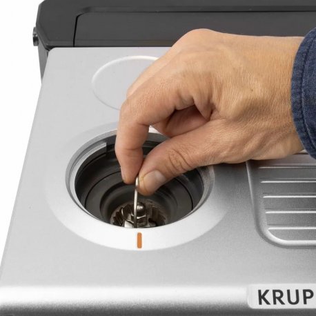 Кавоварка ріжкова Krups Precision+ Black/Gray (XP804T10)