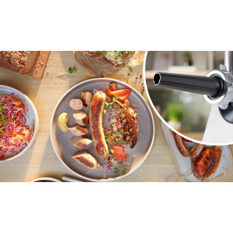 Електрична м'ясорубка Bosch White (MFWS607W)