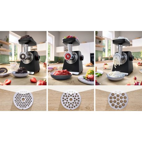 Електрична м'ясорубка Bosch Blac (MFWS650B)