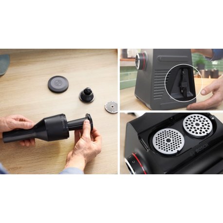 Електрична м'ясорубка Bosch Blac (MFWS650B)