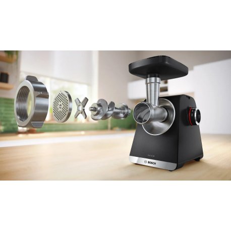 Електрична м'ясорубка Bosch Blac (MFWS650B)