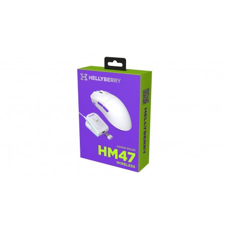 Бездротова миша Hator Hellyberry HM47 Wireless (HM47_white_violet)