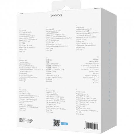 Портативний вентилятор Proove Wing Peach (PFWG04002007)