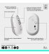 Бездротова миша Logitech Pop Mouse with Emoji Off-White (910-007411)