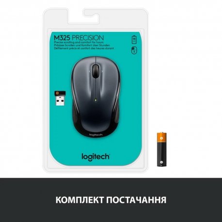 Бездротова миша Logitech M325s Dark Silver (910-006812)